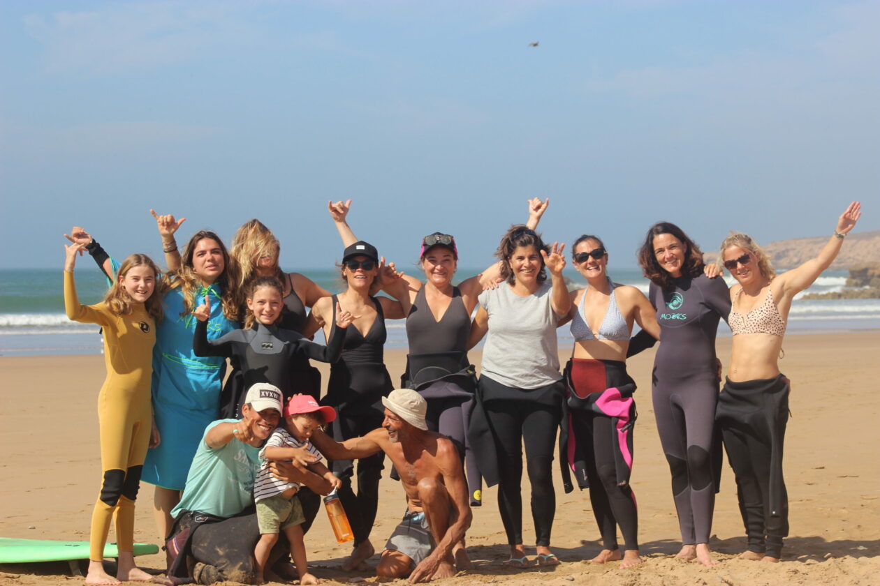 Yoga Surf Retreat Group